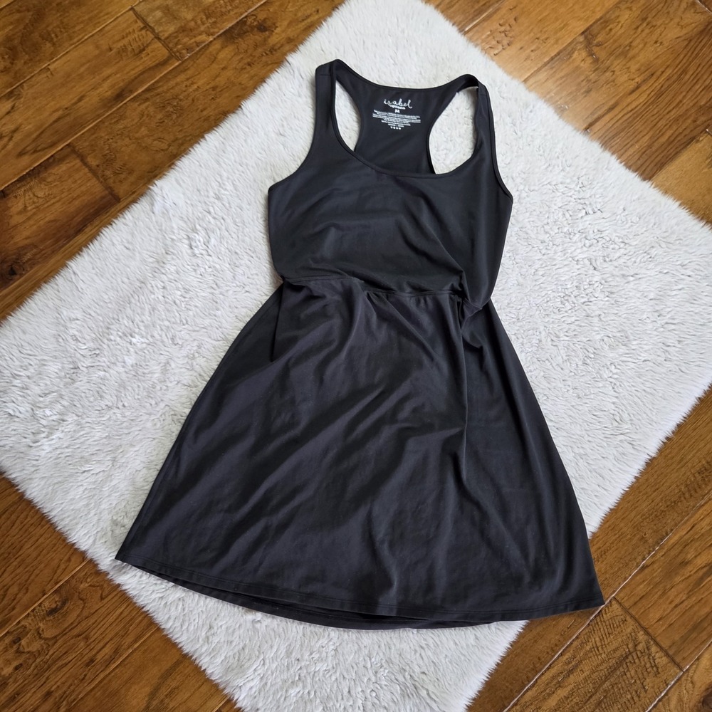 Ingrid & Isabel Maternity Dress Women's Medium Sleeveless Lined Skort Black